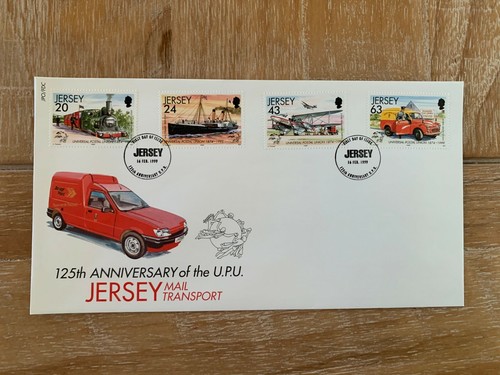 Jersey 1999 fdc transport mail - jersey,