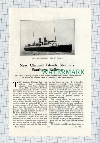 C4617 channel island steamers - c4617),