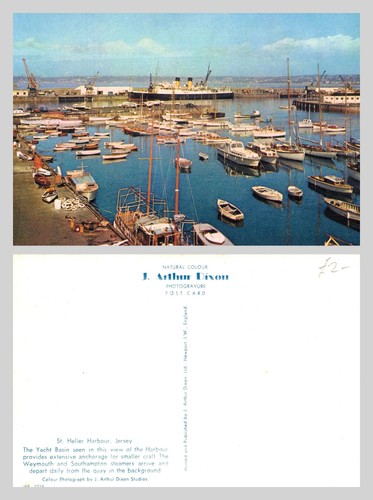 Vintage postcard helier - vintage,