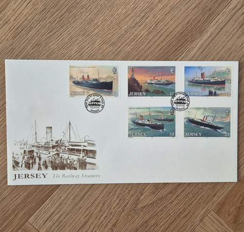 Jersey railway steamers first - jersey,