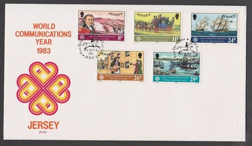 Jersey 1983 fdc - jersey,