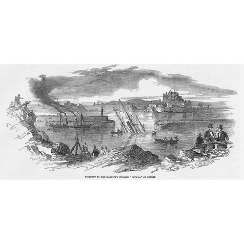 Jersey accident steamer - jersey, hms